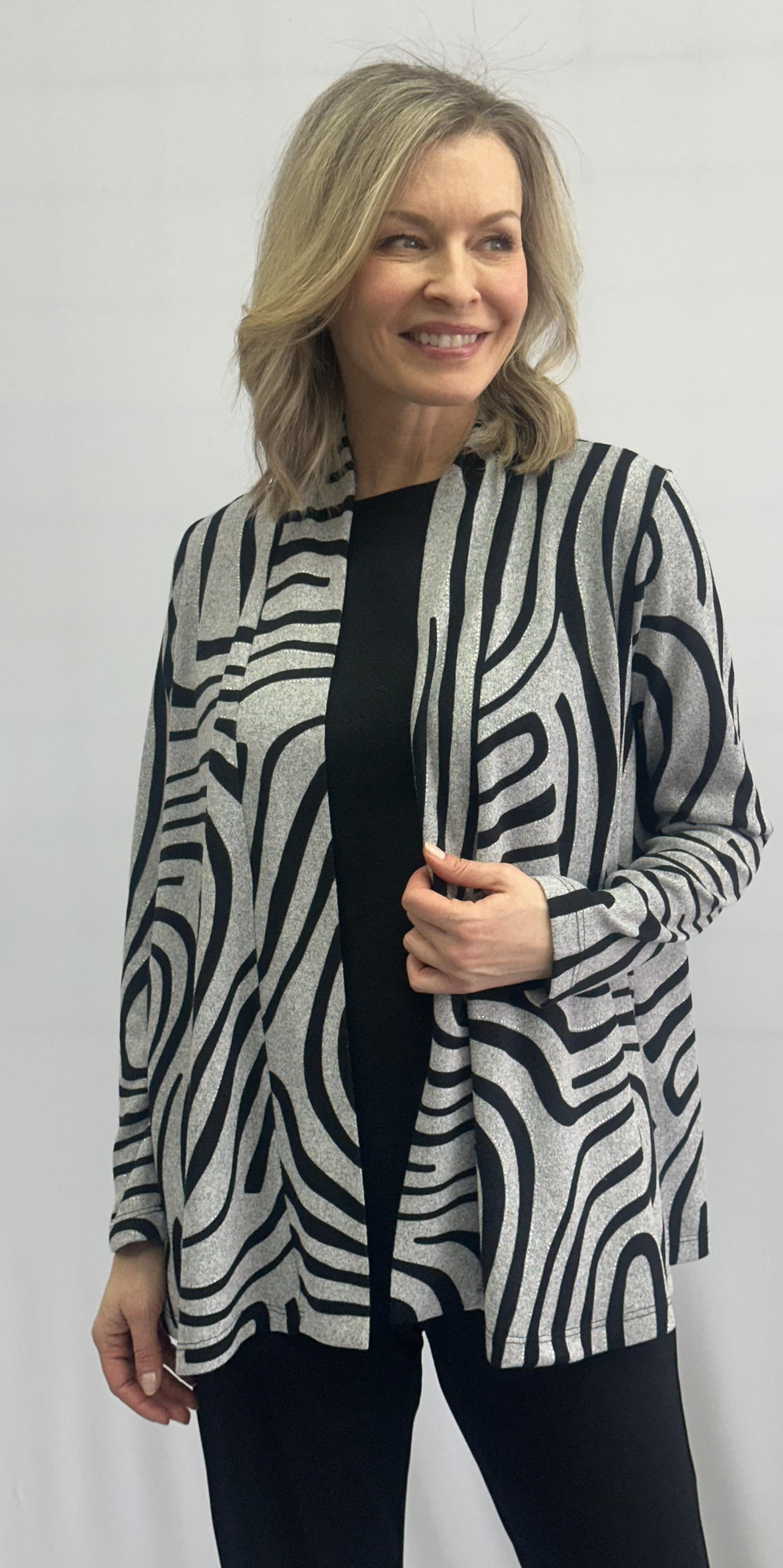 Tourbillons Argentés - Le Cardigan Soft Works #101206