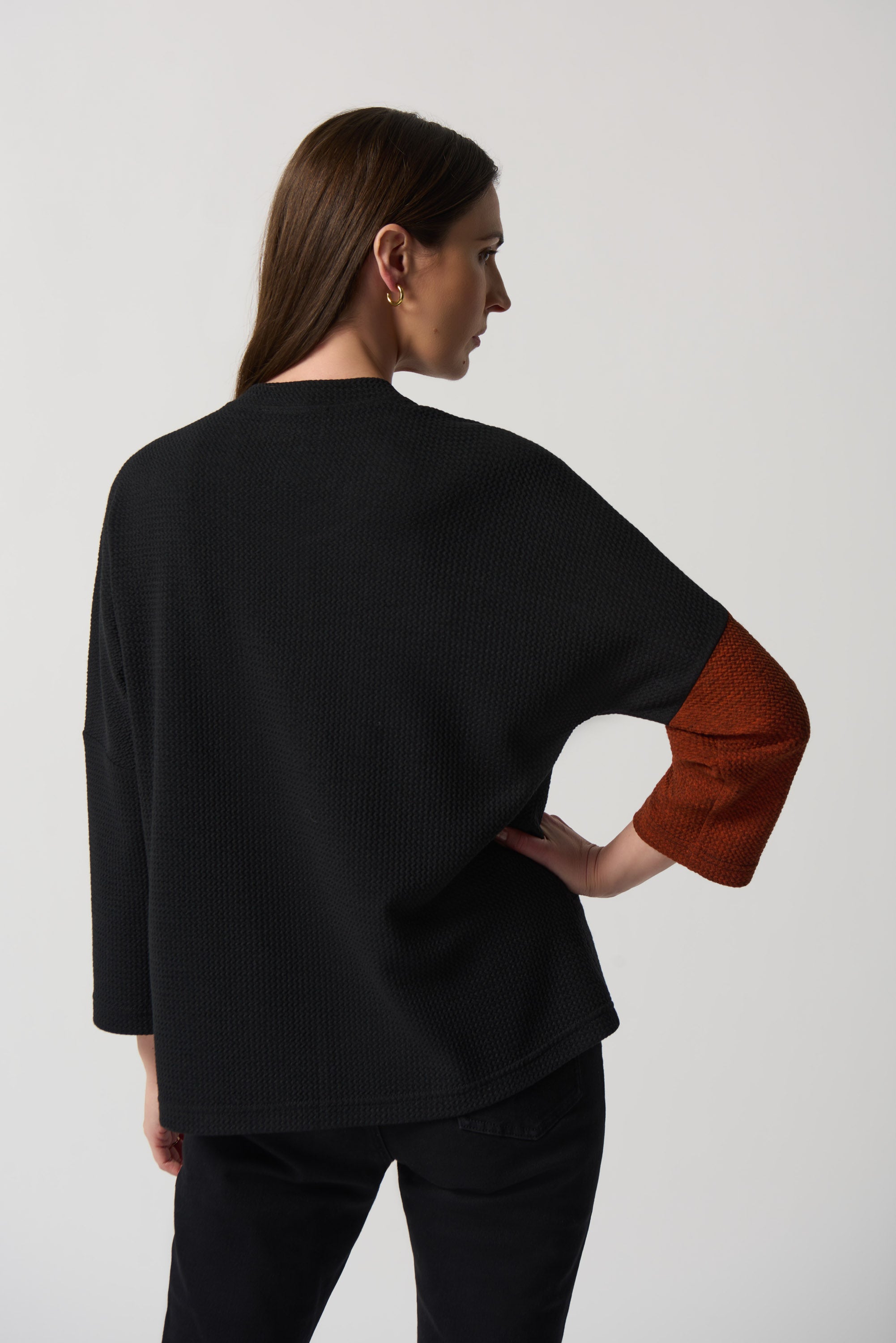 Boxy Colour-Block Top Joseph Ribkoff # 233055