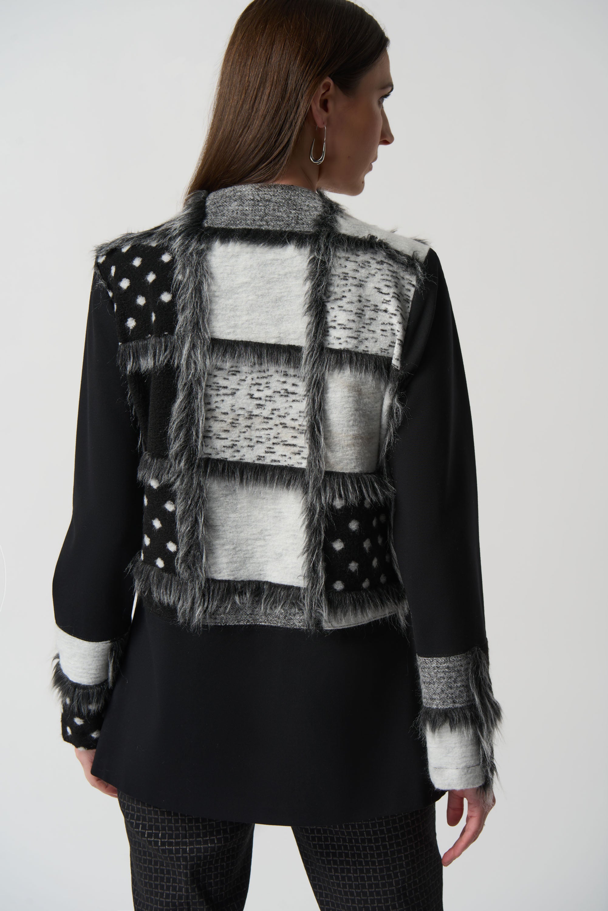 Cardigan ouvert au devant en mélange de tricot de joseph Ribkoff # 233062