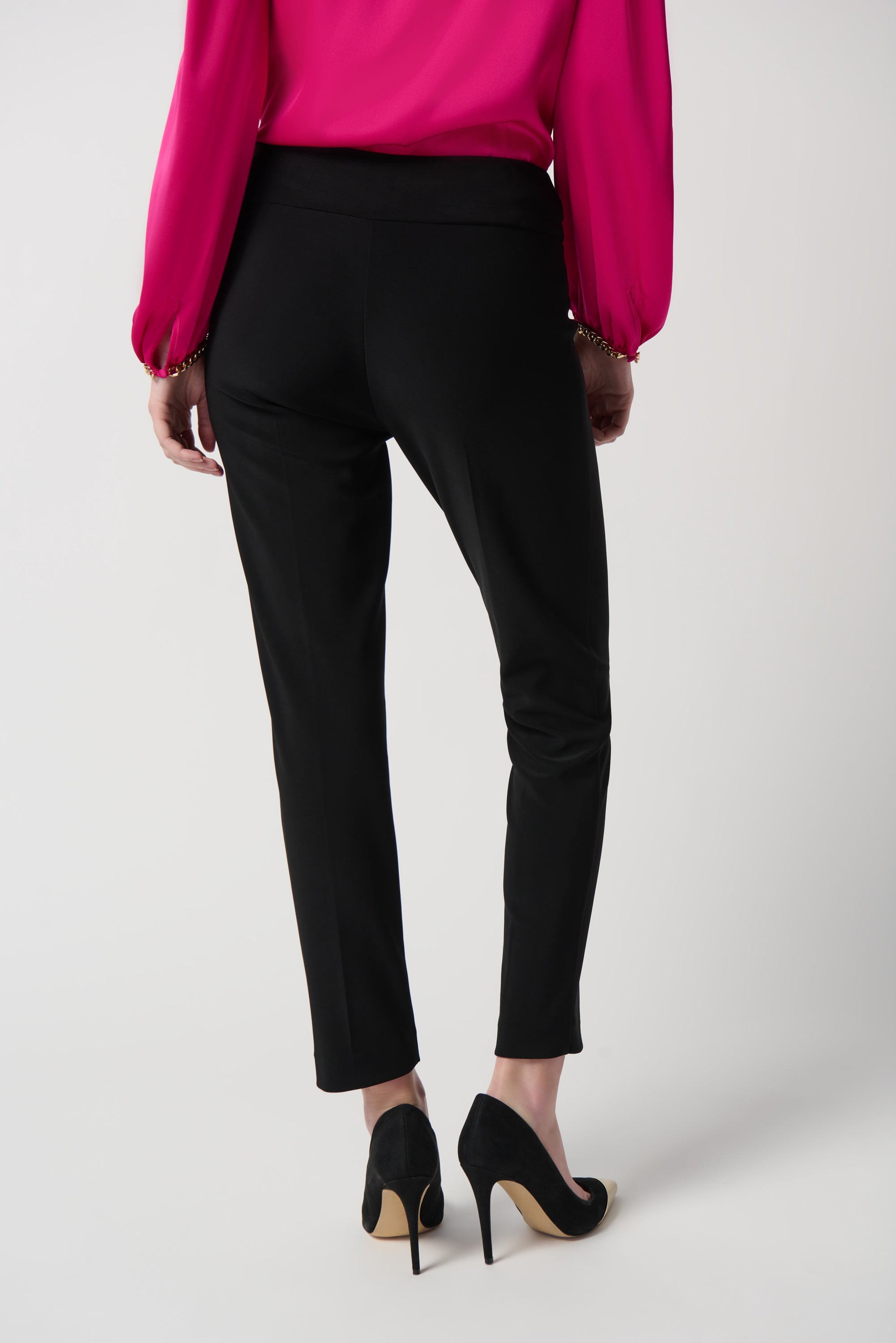 Bonded Silky Knit Slim Pull-On Pants by Joseph Ribkoff #234102