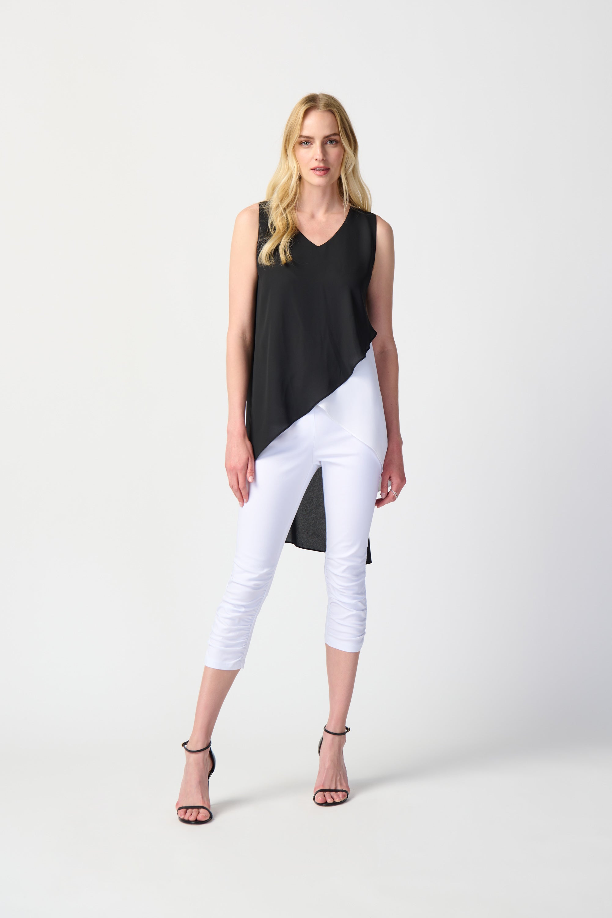 Pantalon capri à enfiler en tissu Millennium Joseph Ribkoff #241070