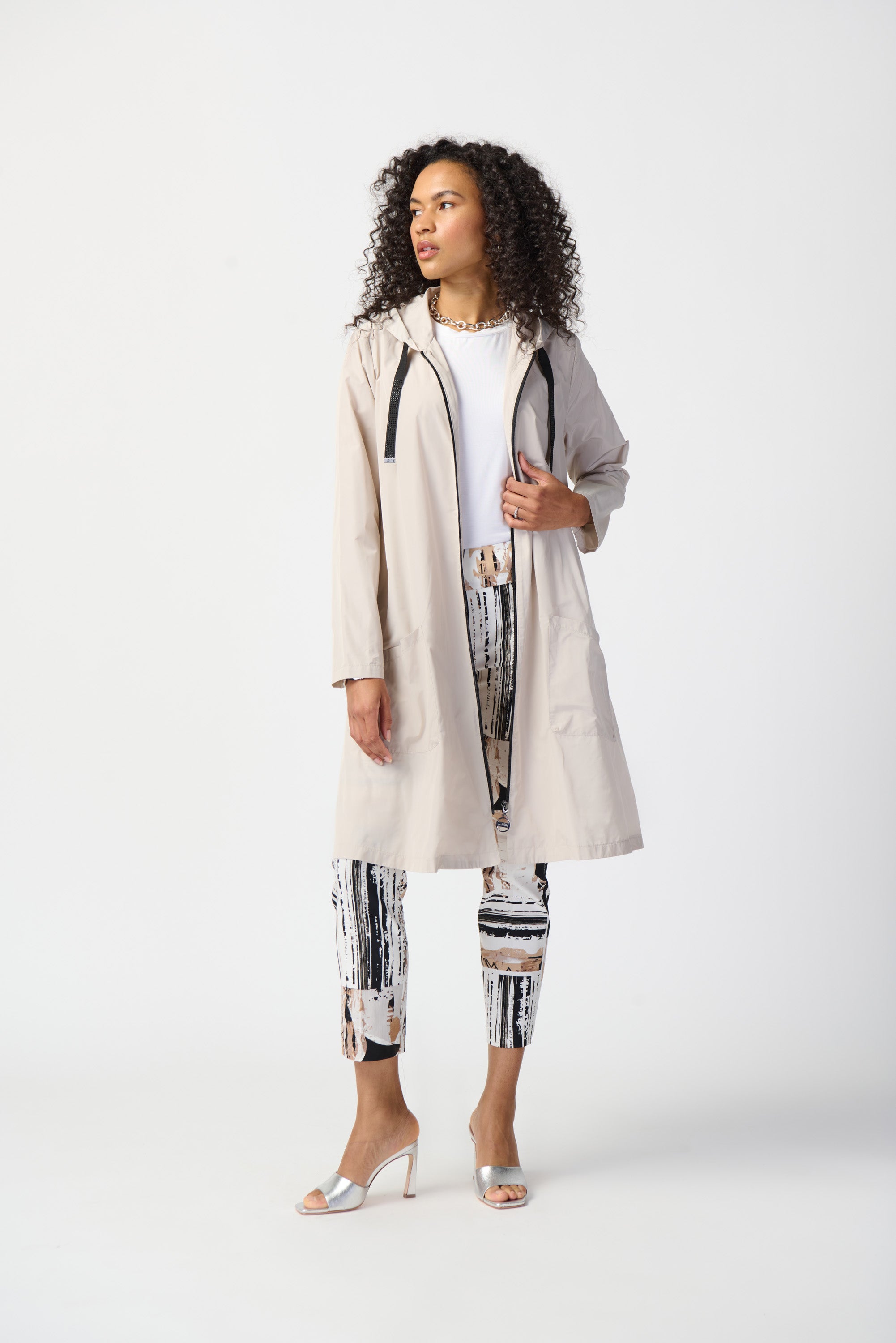 Pantalon court à imprimé patchwork Joseph Ribkoff #241265