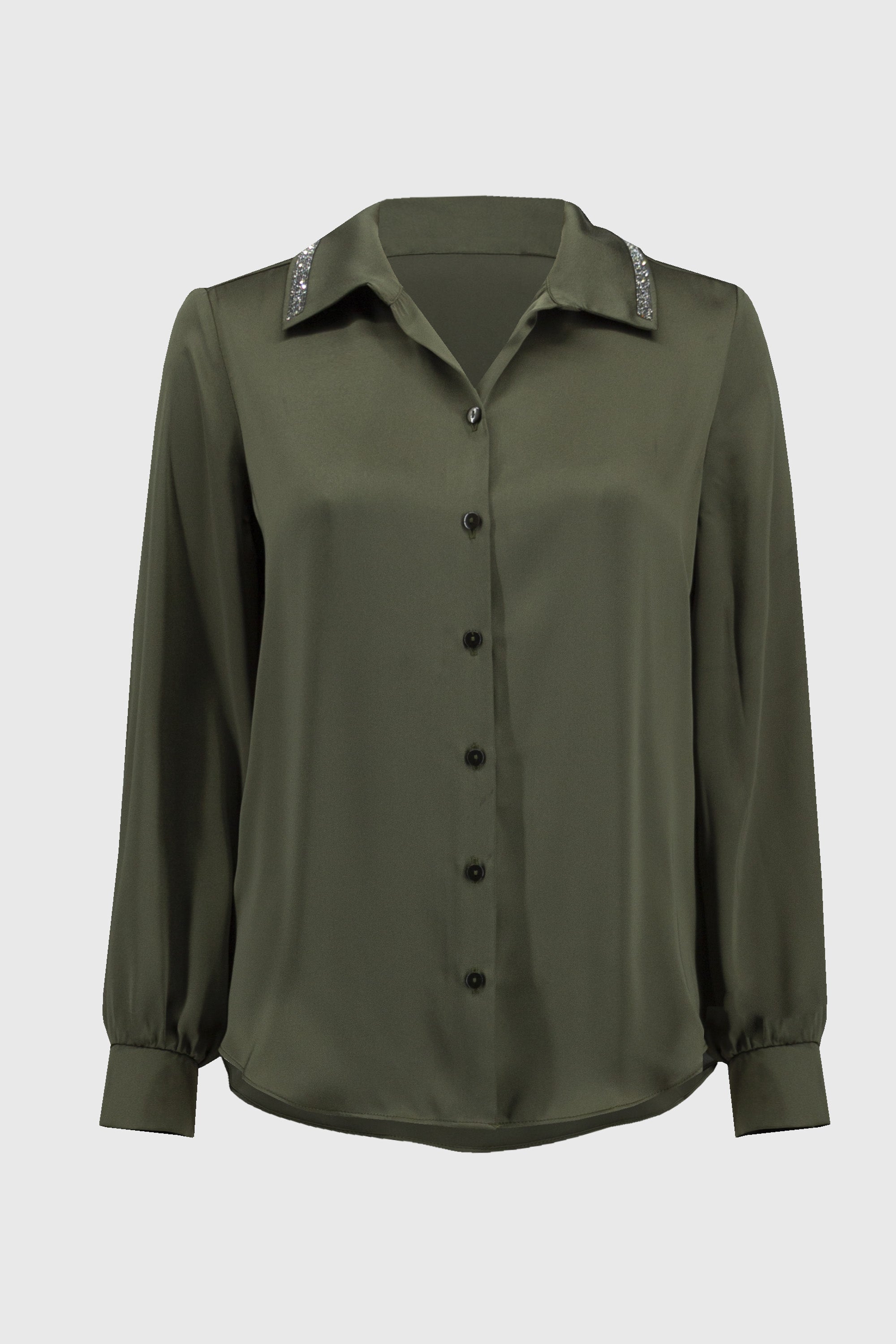 Straight Cut Satin Blouse by Joseph Ribkoff #244101