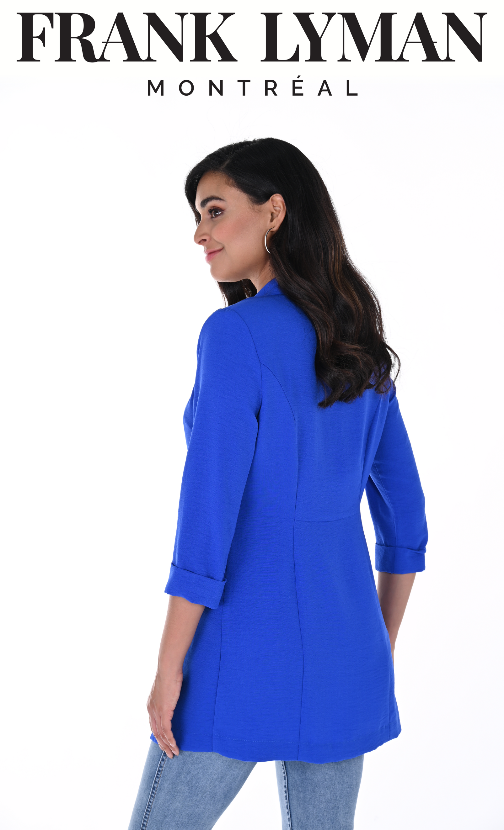 Veston long, bleu royal, de Frank Lyman #246410