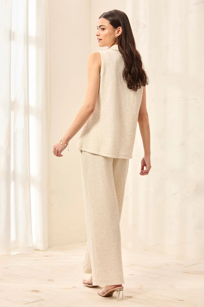 Pull-on canvas pants with a slightly flared leg – Tribal #2495O-8427