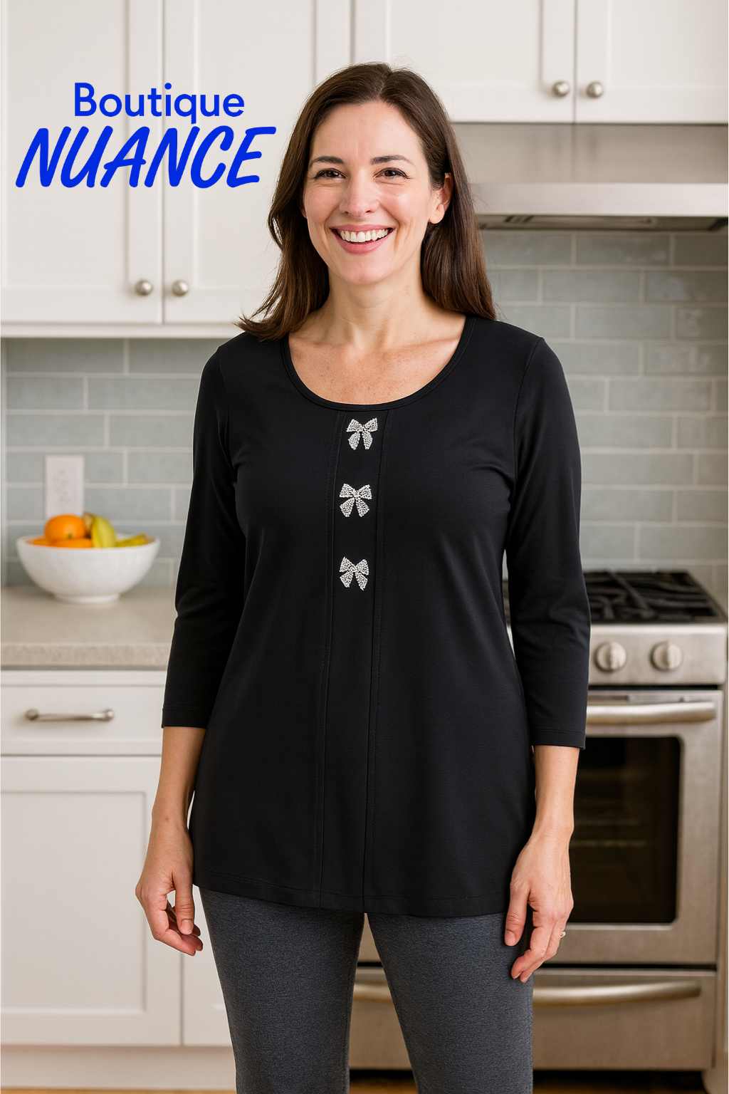 Crystal Sparkle – The Sparkling Knot Top, Crystal Fashion #25-11209