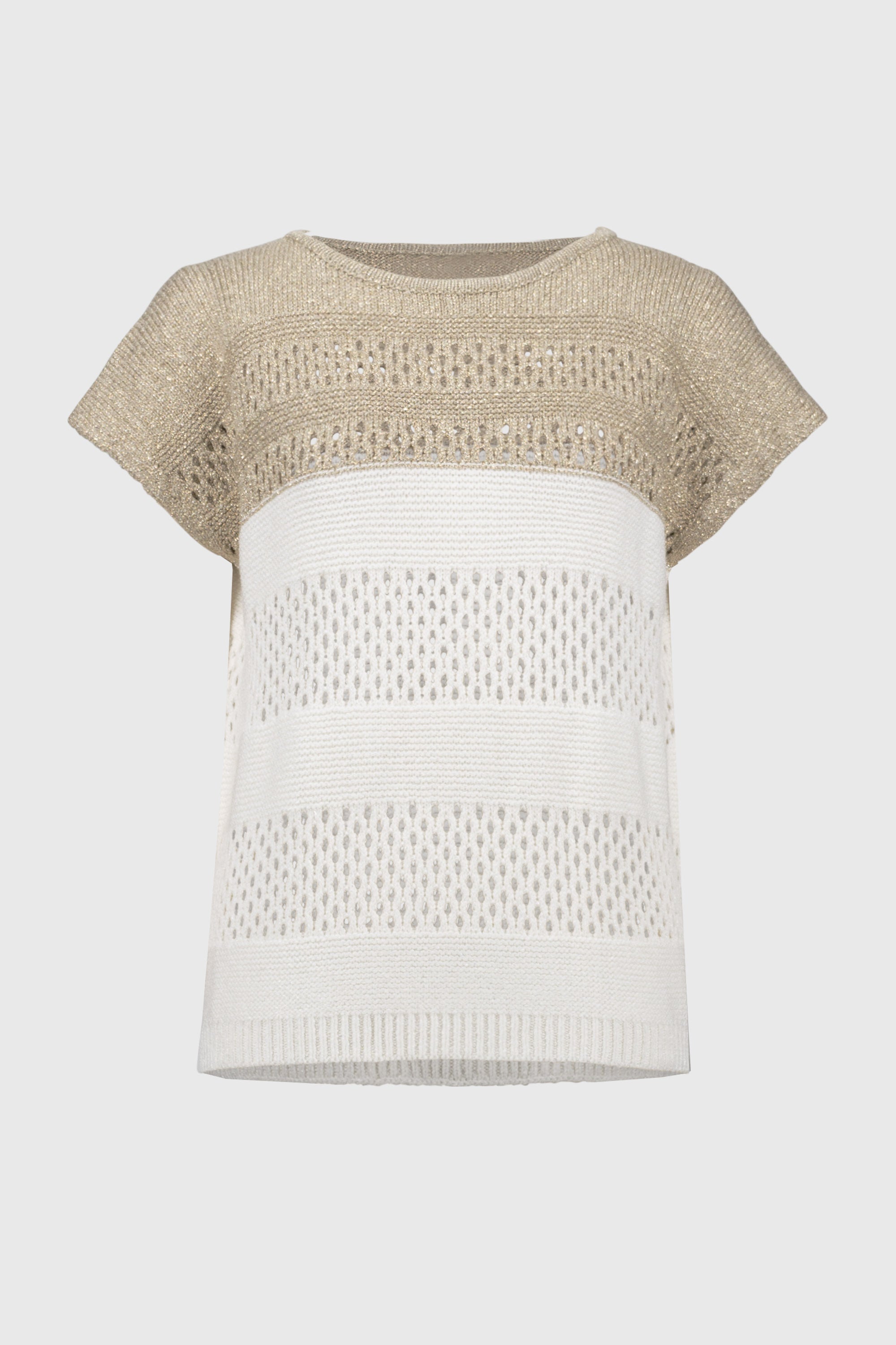 Tricot de style pull métallique à blocs de couleurs, par Joseph Ribkoff #251927