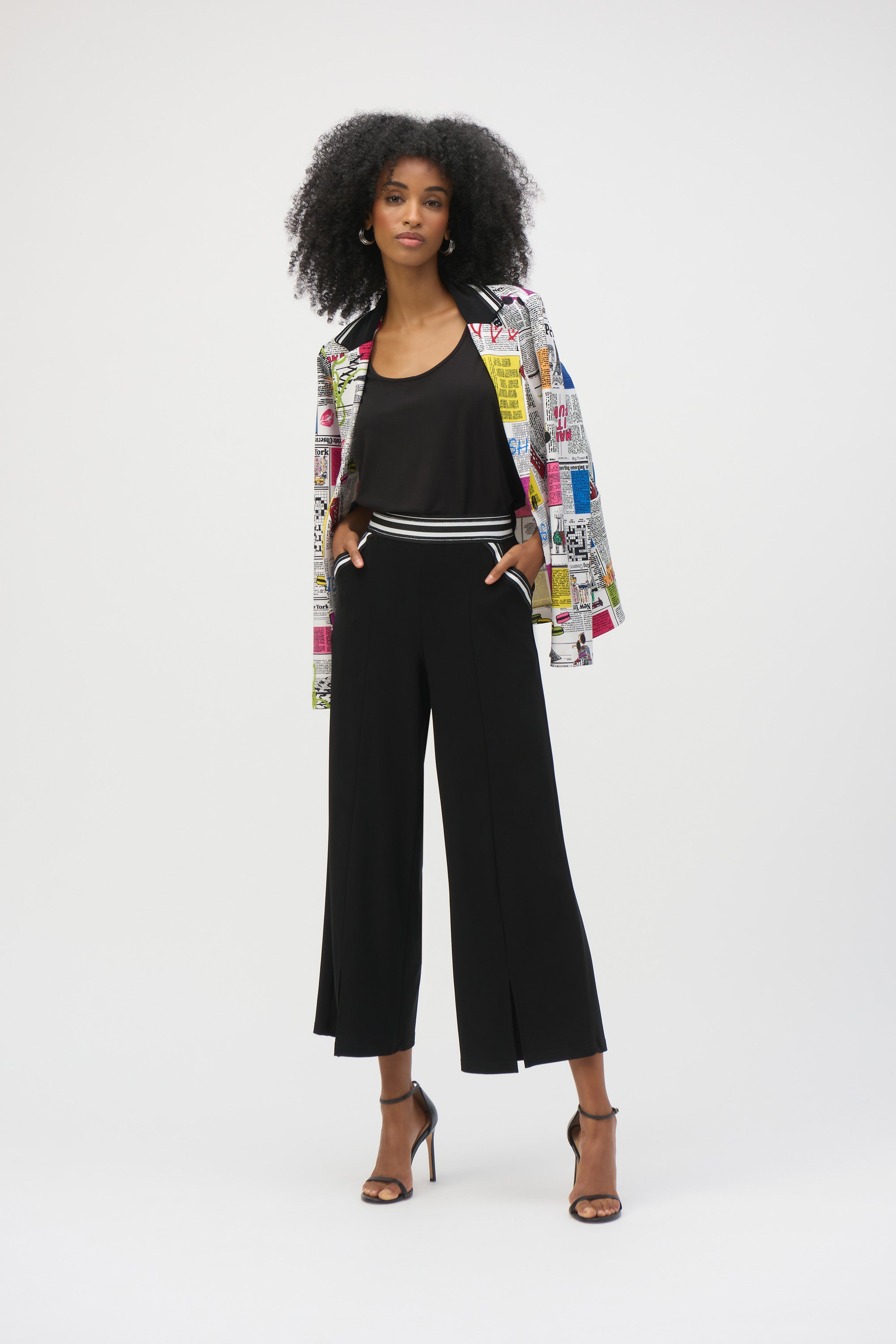 Joseph Ribkoff Sleeveless Jersey Straight Top #252132