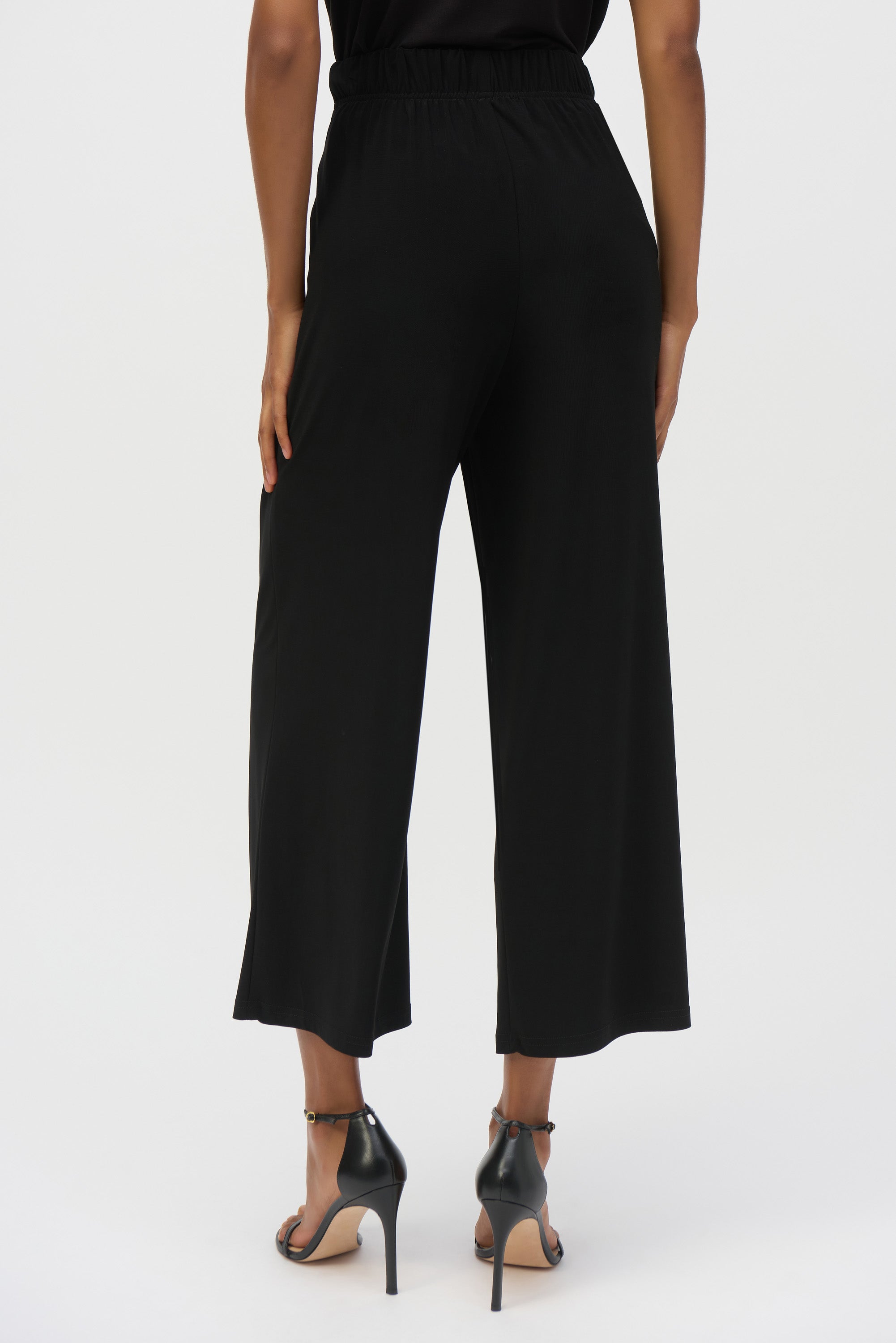 Pantalon jupe-culotte à enfiler en tricot soyeux - Joseph Ribkoff #252153