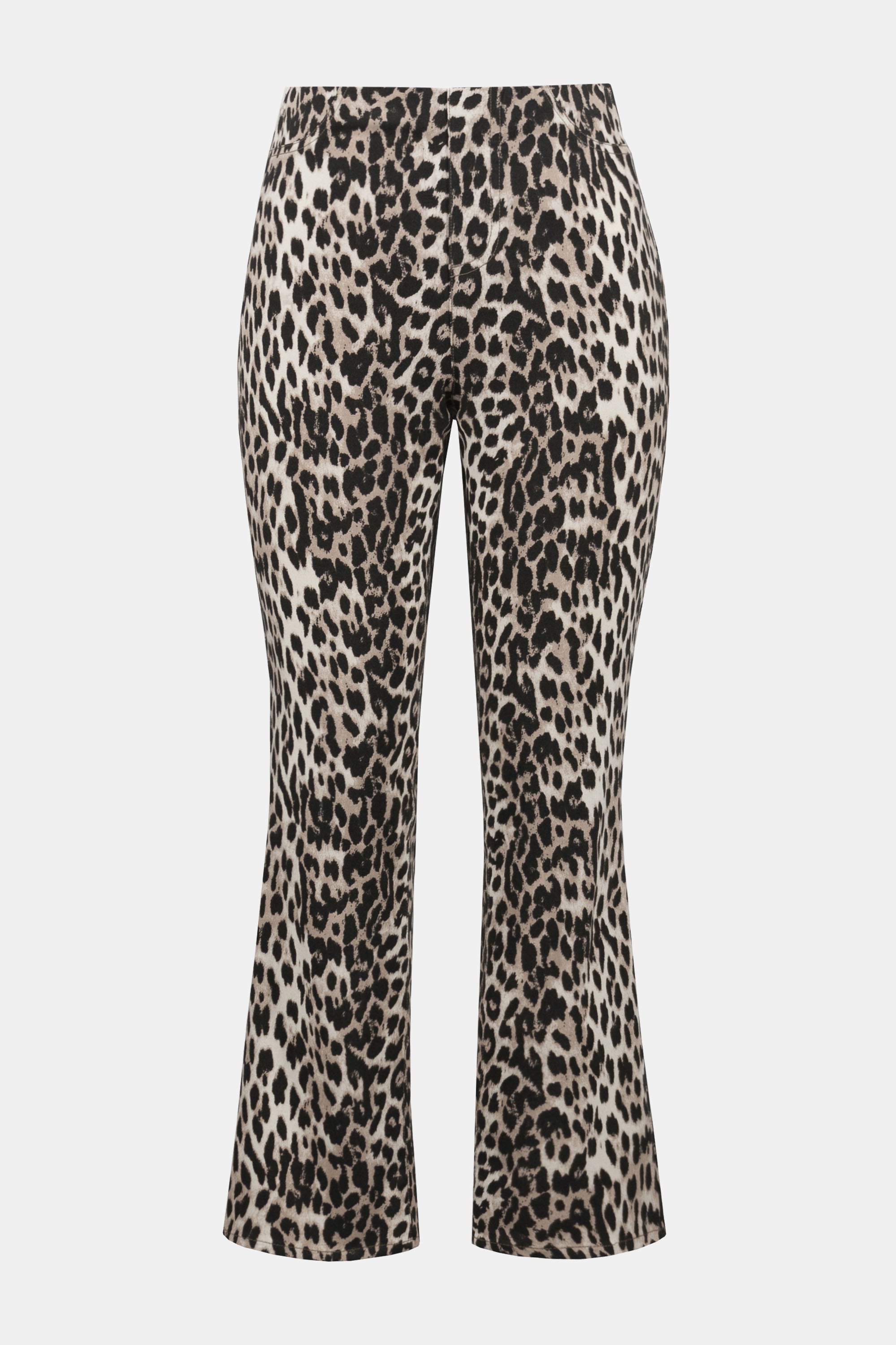Leopard print stretch jeans in a straight cut - Joseph Ribkoff #252907