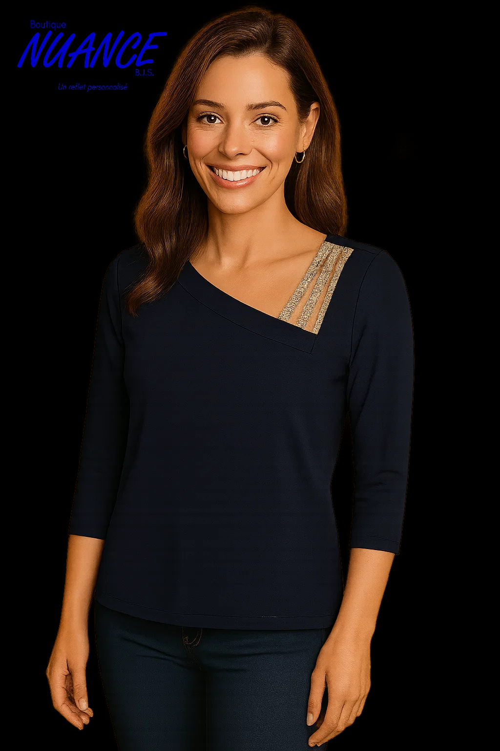 Élégance de Minuit - Le Haut Frank Lyman #254026