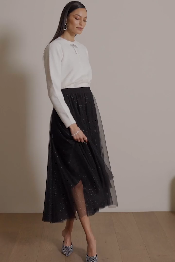 Éclat Princier Tulle – La Jupe Joseph Ribkoff #254927