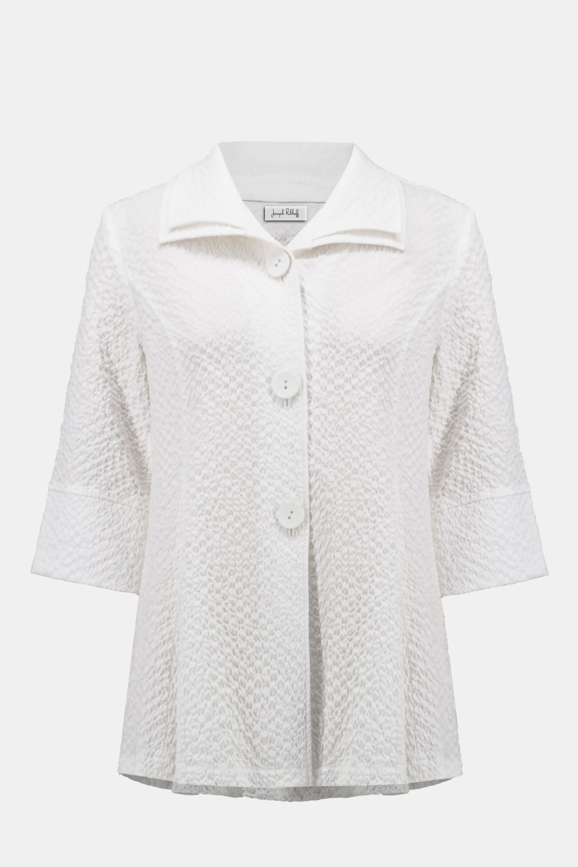 Élégance Évasée Gaufrée – Le Blouson Joseph Ribkoff #261128