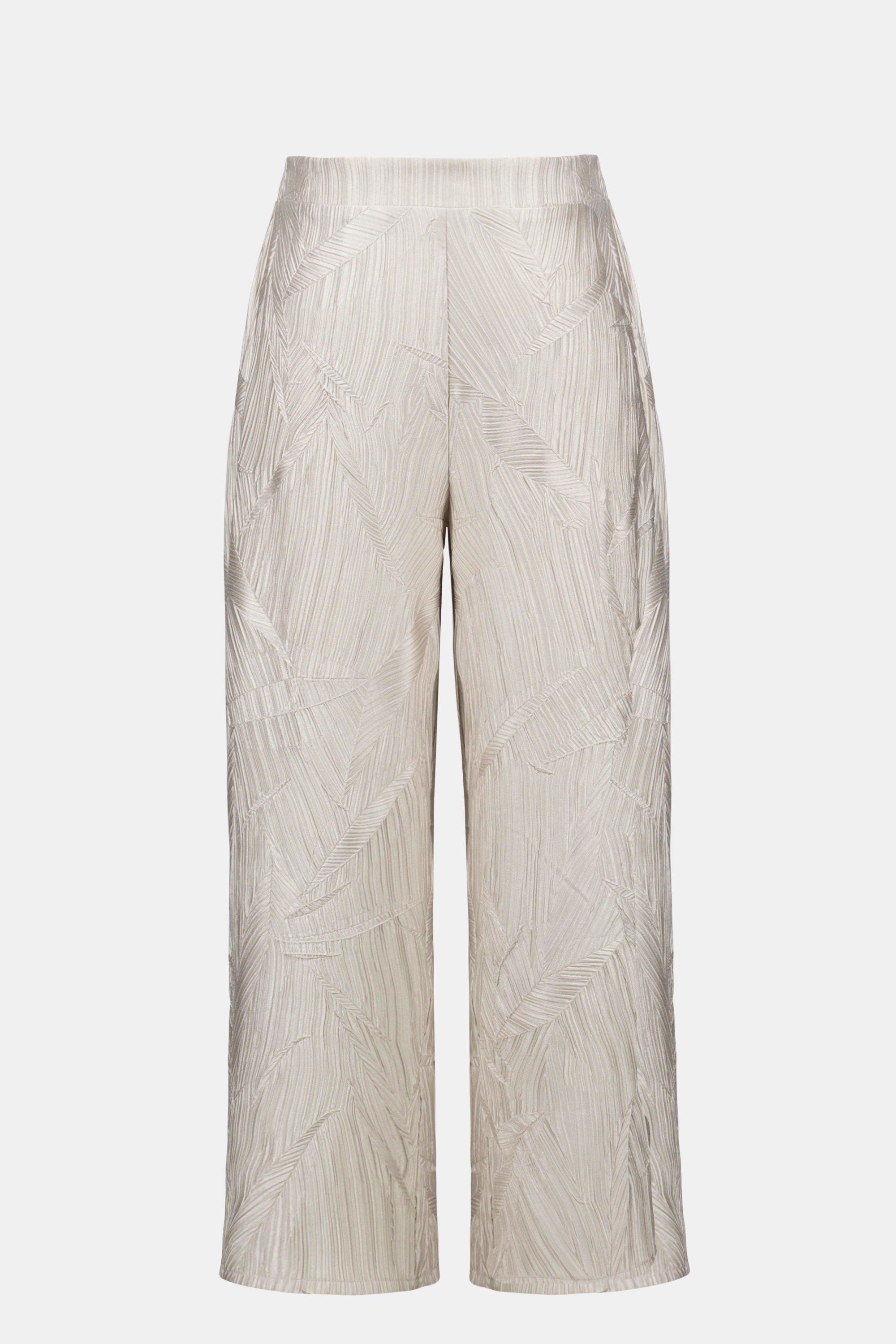 Pull-on pleated satin culottes - Joseph Ribkoff #261161