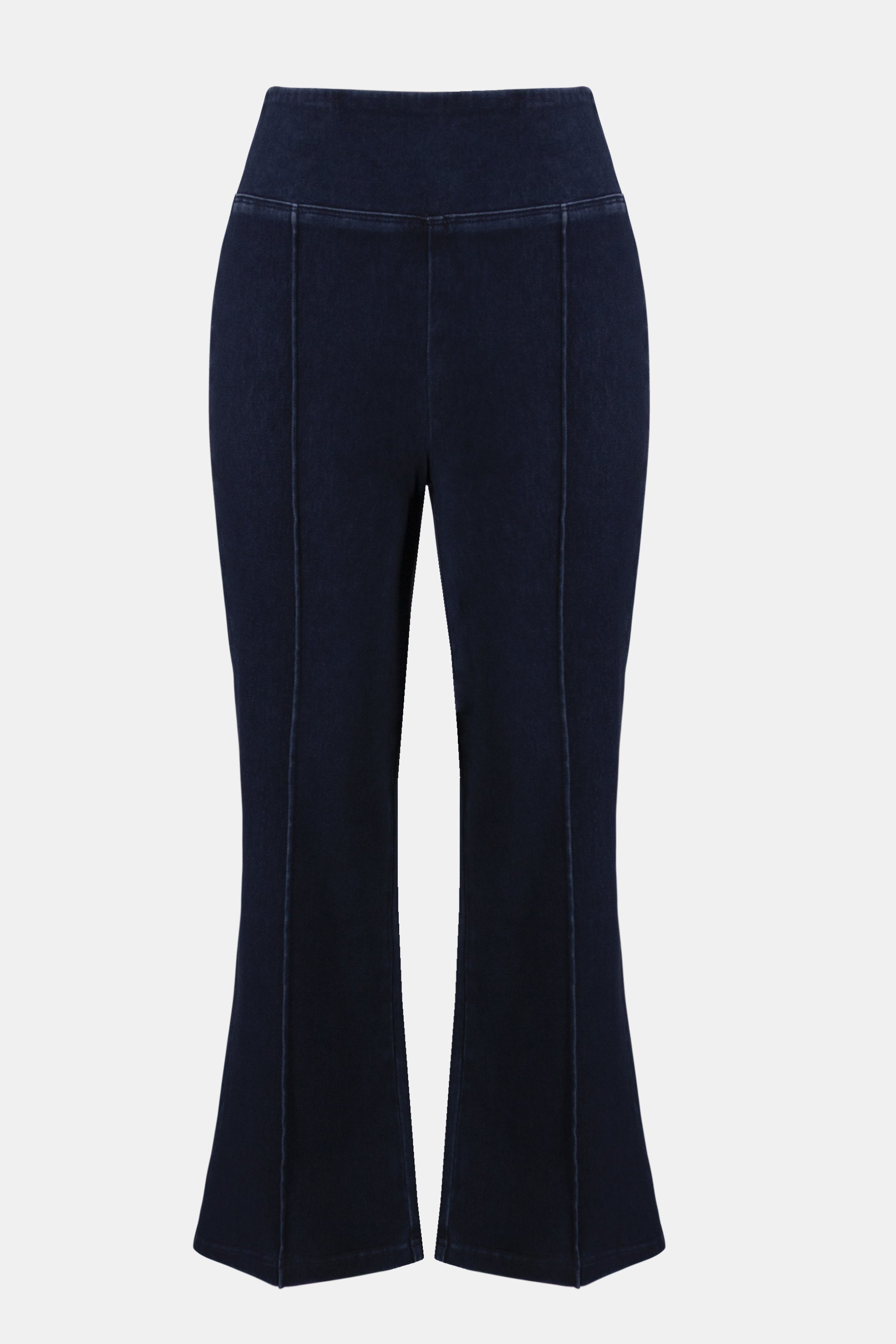 Pantalon évasé court en denim tricoté - Joseph Ribkoff #261953