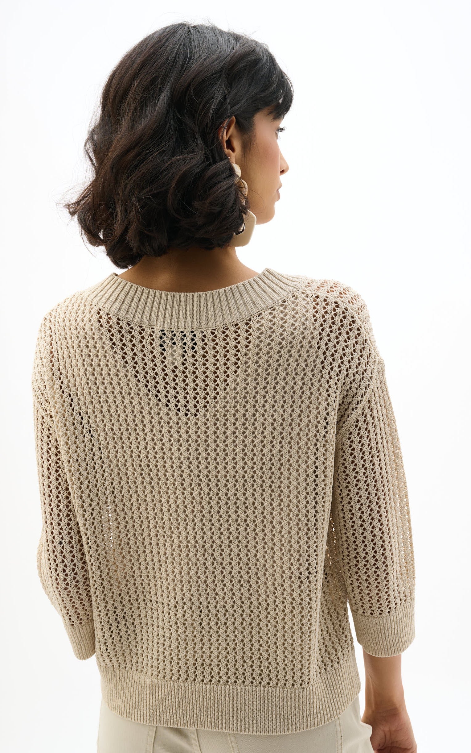 Tricot en maille ouverte à mélange d'acrylique - Joseph Ribkoff #262976