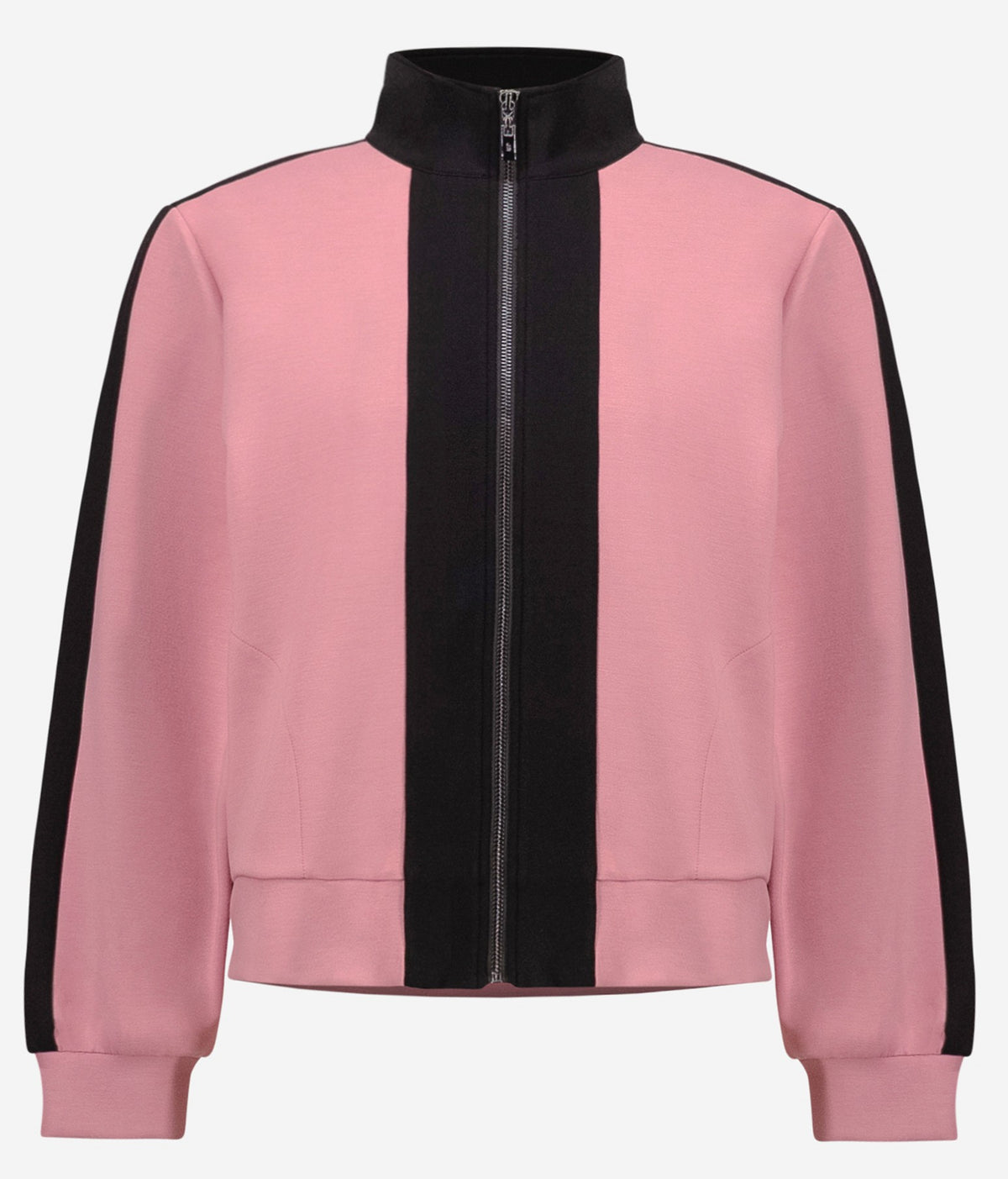 Color Block Scuba Knit Funnel Neck Jacket - Joseph Ribkoff #263621