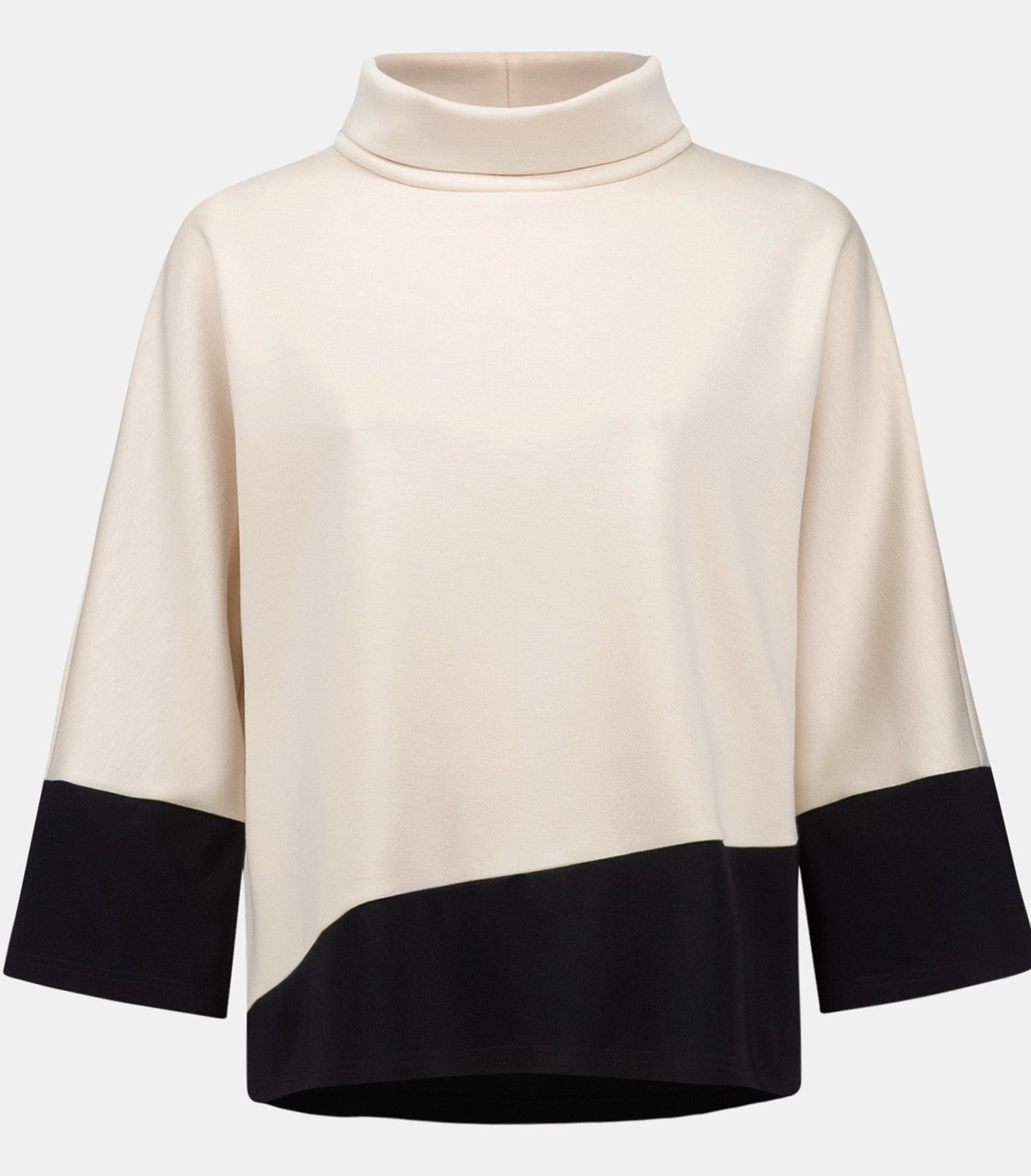 Colour Block Scuba Knit Trapeze Top - Joseph Ribkoff #263641