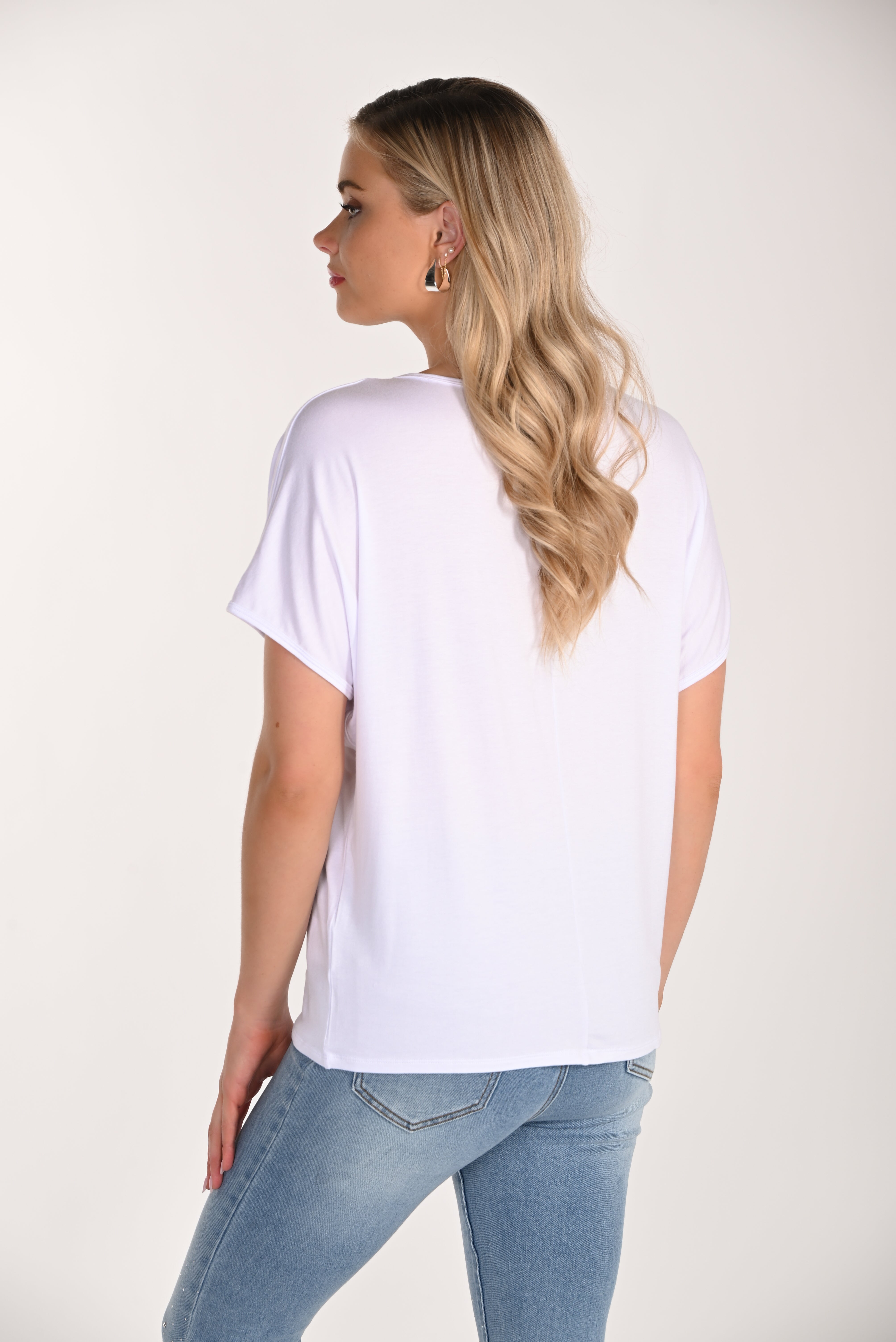 Éclat Doux – Le T-Shirt Strass & Fleurs Frank Lyman #266539