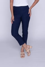 Capri à enfiler en tissu extensible de type millenium et coupe droite – ISCA #3138