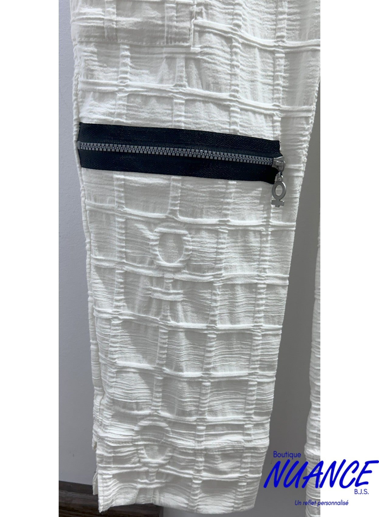 Bulle Blanche à Carreaux - Le Pantalon My Soul #4107