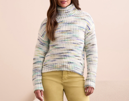 Tricot Douillet à Col Roulé – Tribal #5969O-5057