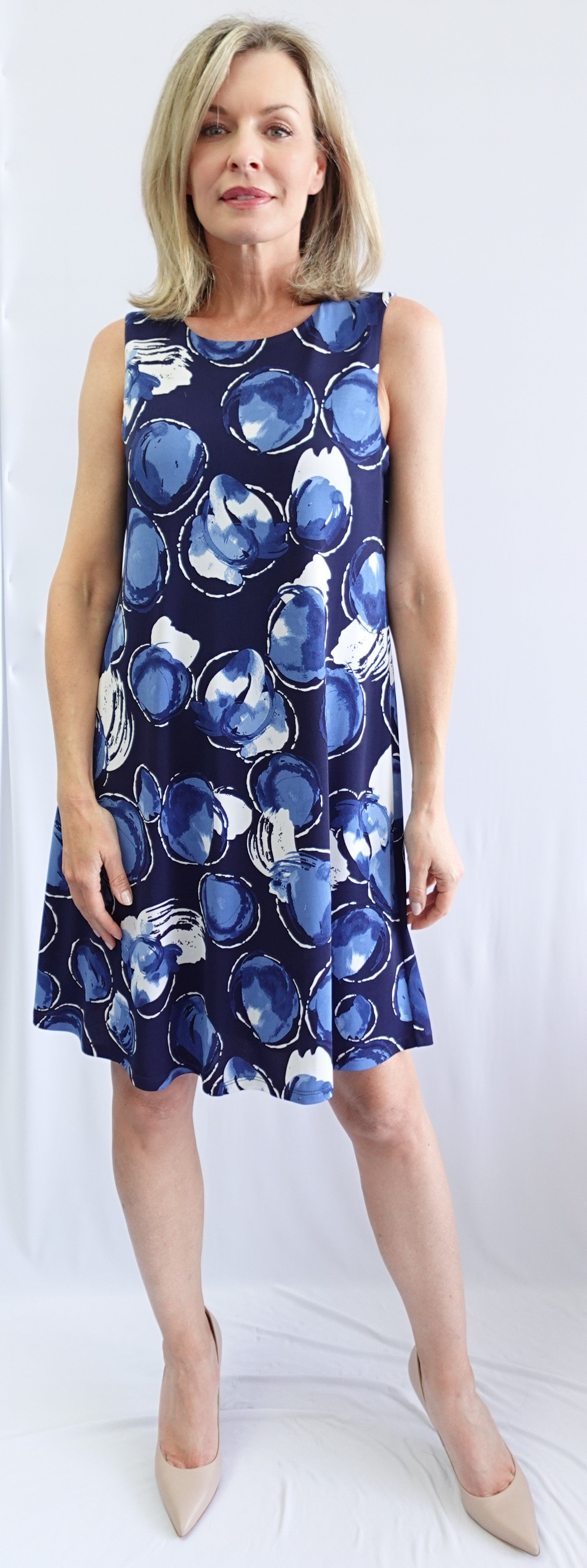 Robe sans manches à motifs de bulles, par SOFT WORKS #97261