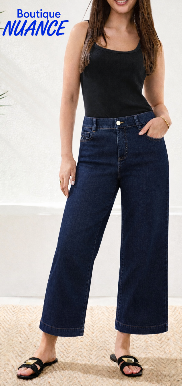 Jean Audrey à taille régulière et jambe large – Tribal #6118O-5100