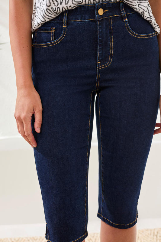 Capri sophia galbé à coupe ajustée et détails structurés – Tribal #6183O-2020