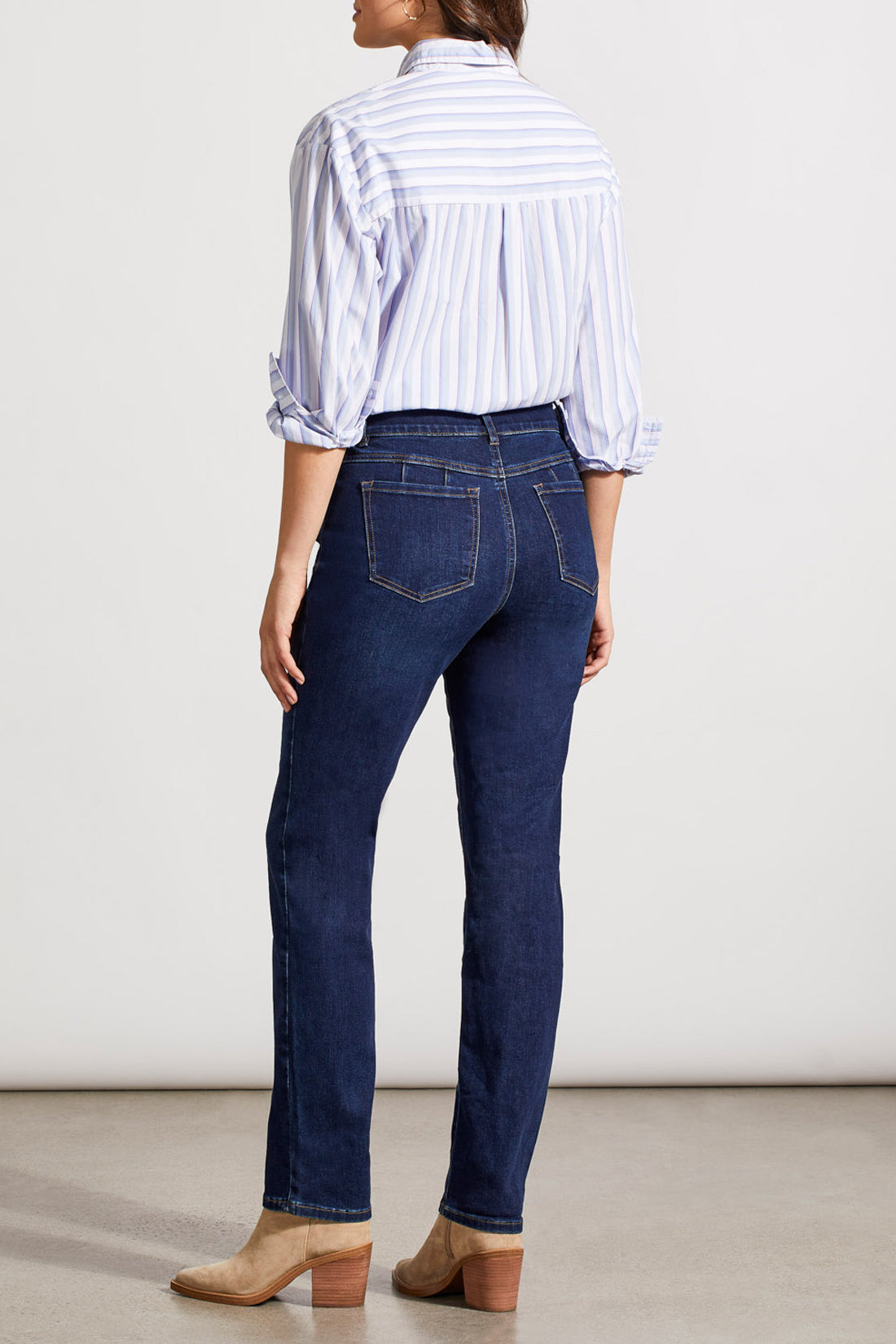 Sophia Curvy Straight Leg Jeans, by TRIBAL #7572V-5050