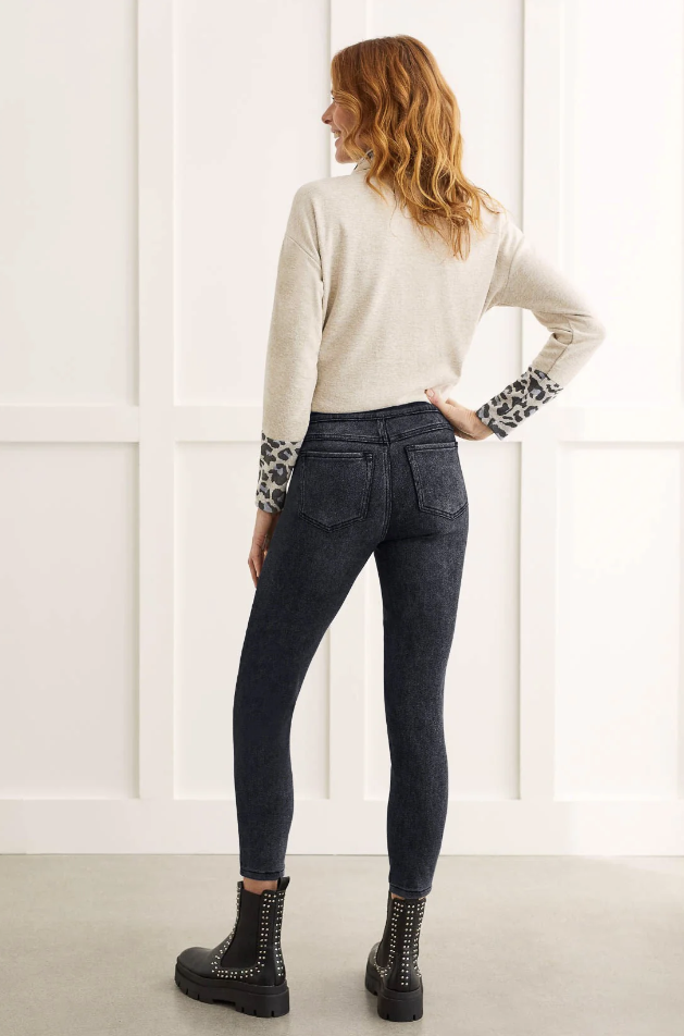"Audrey" Pull-On Ankle Length Leggings by Tribal #7987O-4901