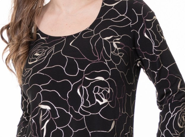 Romance Florale Éclatante – La Robe Bali #8708