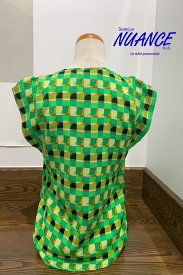 Illusion Vibrante Lime - Le Chandail Alison Sheri #A45570