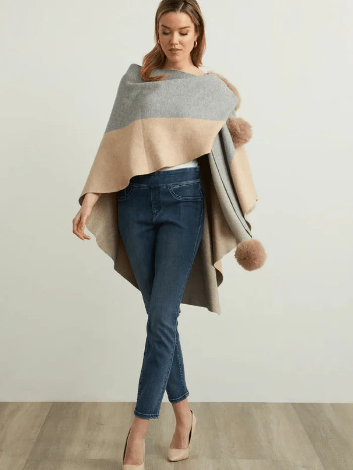 Powdered Elegance – The Joseph Ribkoff Cape #213944
