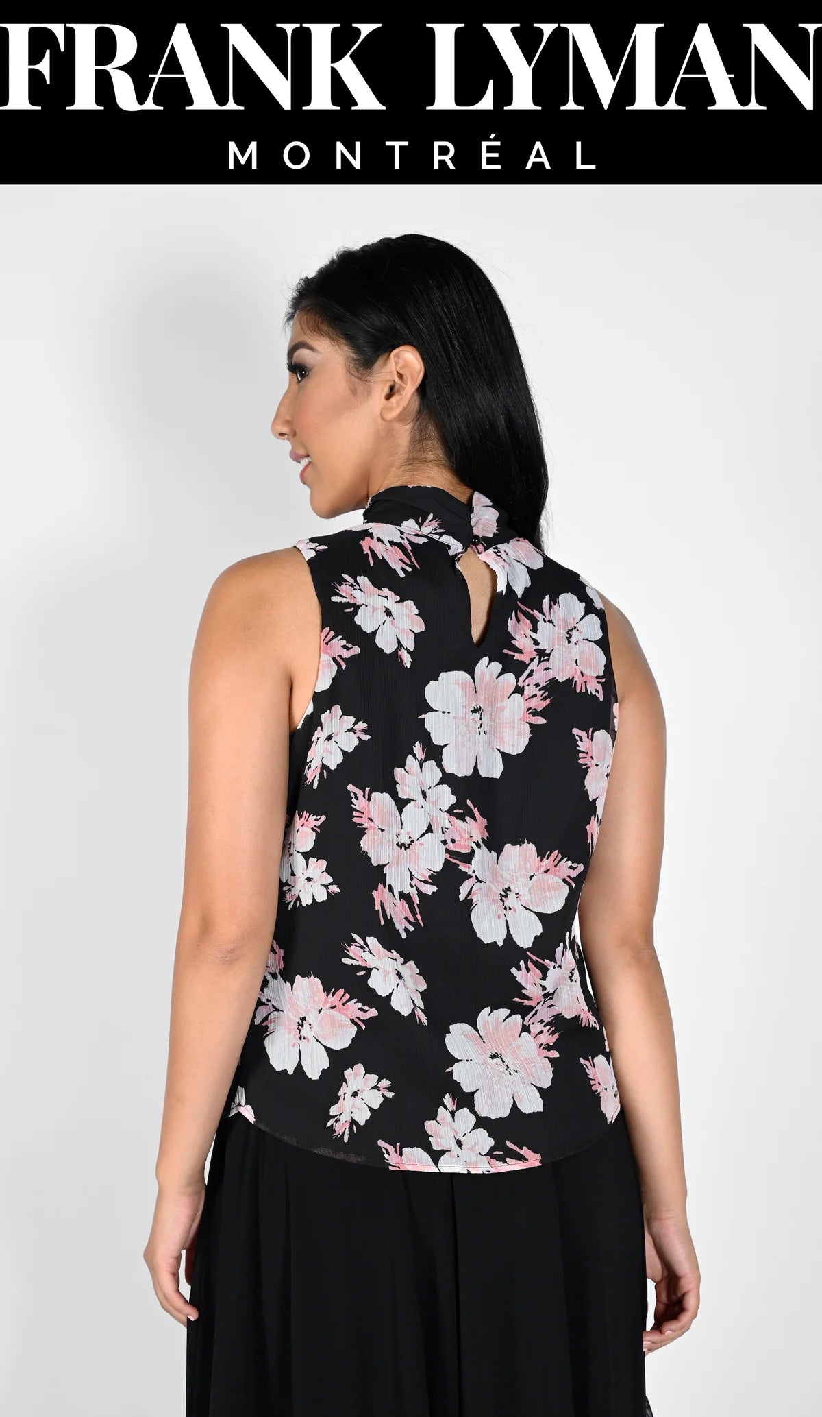 Haut noir et rose de Frank Lyman # 231108