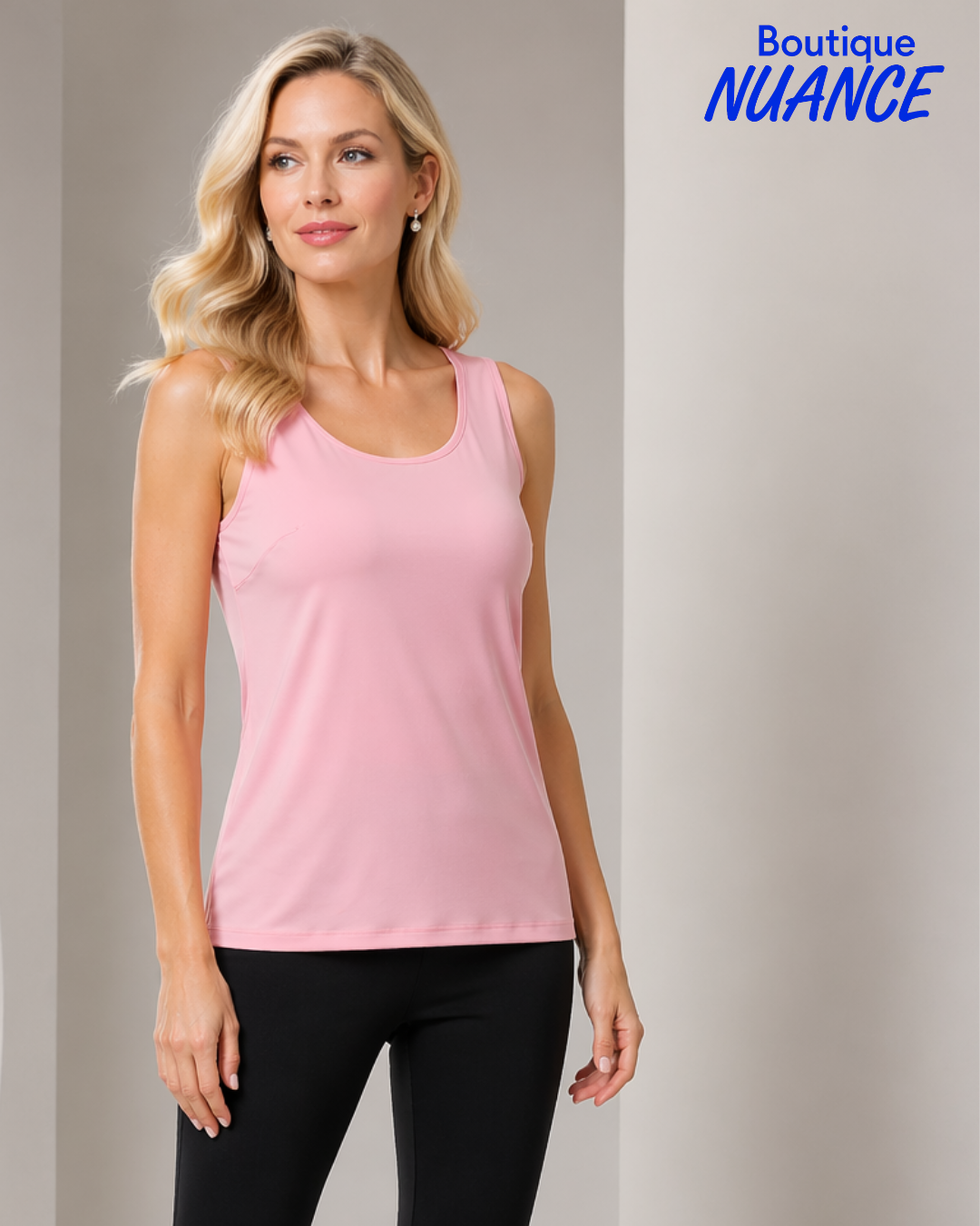 Camisole à encolure ronde et bretelles larges – Frank Lyman #010