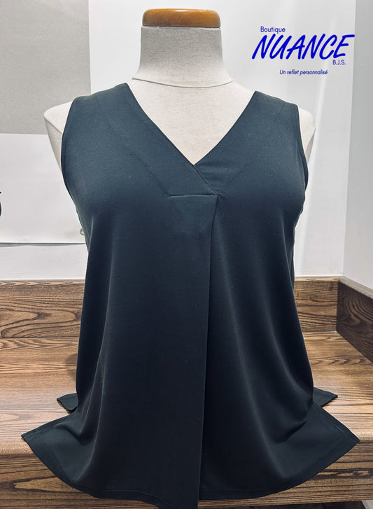 Refined Black Drape - The Tribal Camisole #1291O-2891