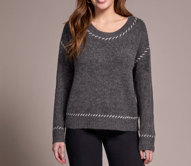 Charcoal Embraces: The Tribal Top #2249O-3166