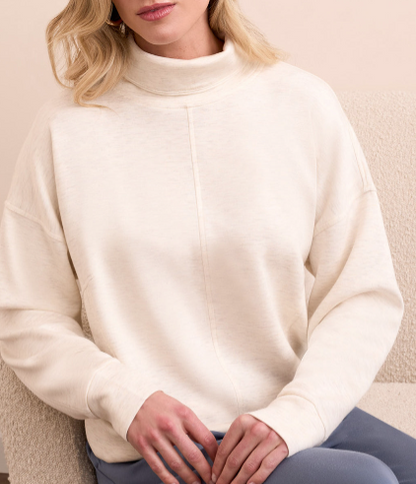 Frosted Grey Turtleneck - The Tribal Top #2275O-3390