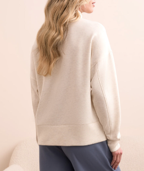 Frosted Grey Turtleneck - The Tribal Top #2275O-3390