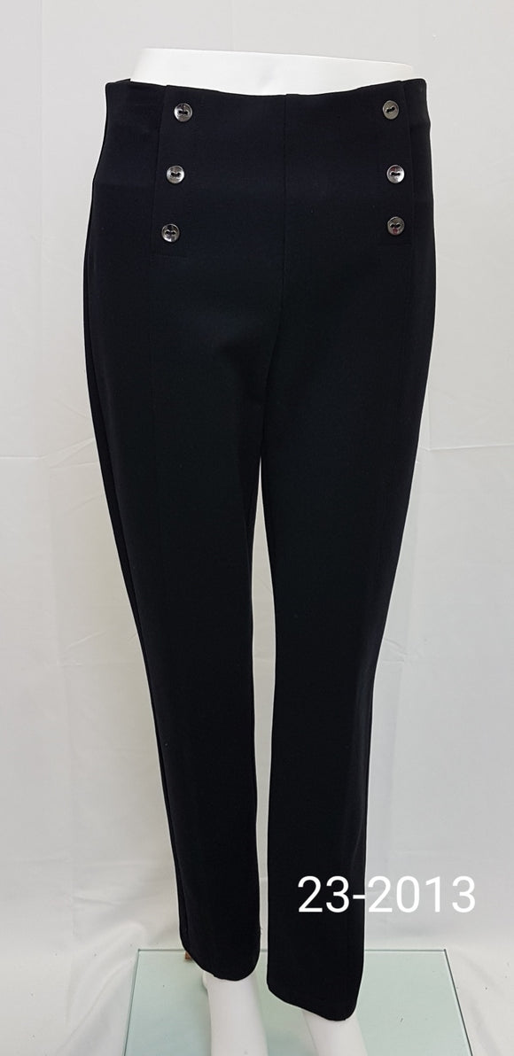 Crystal Fashion Black Pants #23-2013