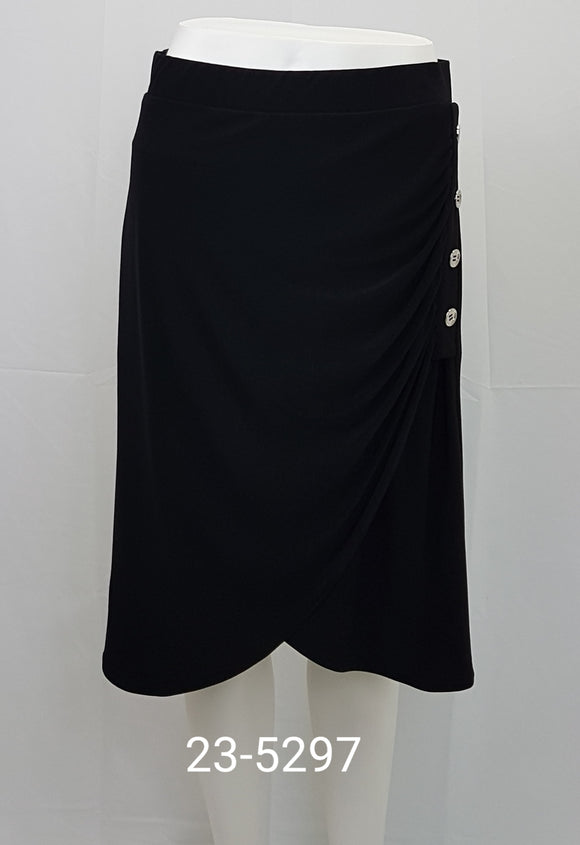 Black skirt Styl. Fashion Crystal #23-5297