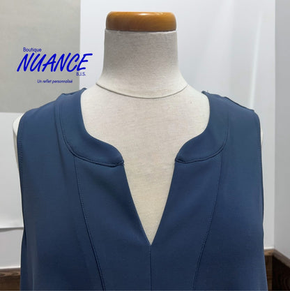 Bleu Minéral Élégance - La Camisole Joseph Ribkoff  #231137