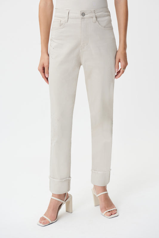 High-rise cropped jeans by Joseph Ribkoff #232905