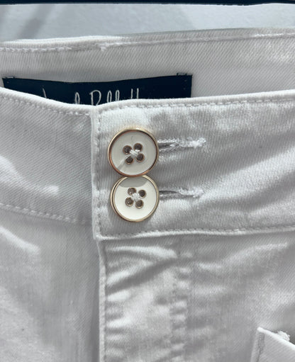 Pantacourt Évasé Blanc Éco-Chic - Le Jeans Joseph Ribkoff  #232936
