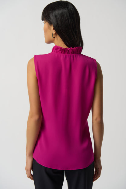 Georgette Top With Ruffles by Joseph Ribkoff # 233016