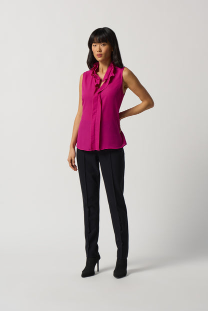 Georgette Top With Ruffles by Joseph Ribkoff # 233016