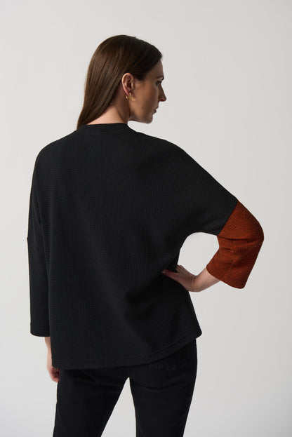Boxy Colour-Block Top Joseph Ribkoff # 233055
