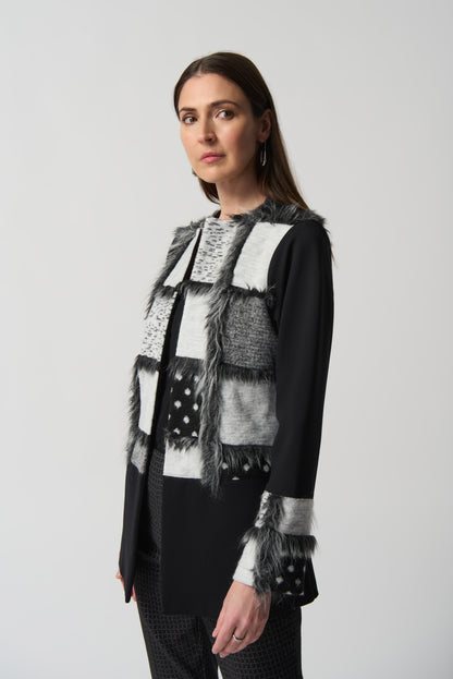 Cardigan ouvert au devant en mélange de tricot de joseph Ribkoff # 233062