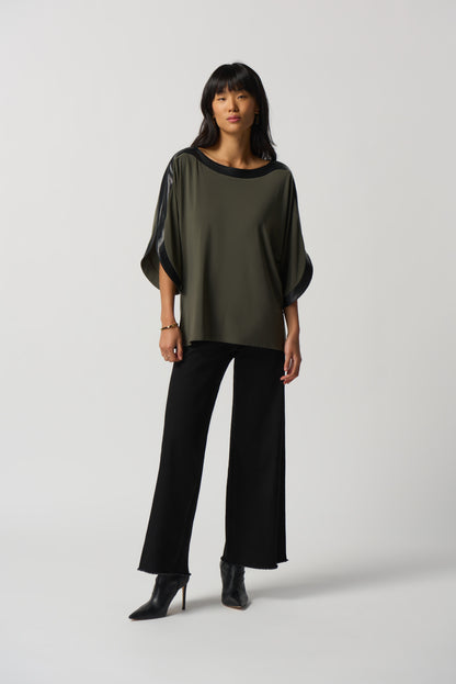Dolman Sleeve Boxy Top by Joseph ribkoff # 233129